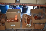 BOTTOM CUBICLE FRONT HALF COPPER GUTTER ELBOWS AND MISC.