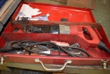 MILWAUKEE SAWZALL WITH BLADES, CASE (HINGE BROKEN)