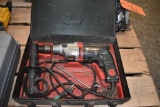 METABO CORDED HAMMER DRILL IN CASE WITH CHUCK KEY