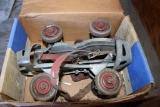 PAIR OF JETSET JR. CLAMP-ON KEYLESS ROLLER SKATES,