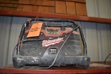 MILWAUKEE CORDED JOB SITE RADIO, WORKS, LOOKS ROUGH