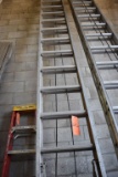 32' WERNER ALUMINUM EXTENSION LADDER