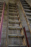 32' WERNER ALUMINUM EXTENSION LADDER