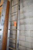 8' SECTION OF ALUMINUM LADDER