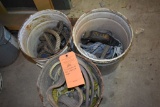 (3) BUCKETS OF FALL SAFETY AND ROPE