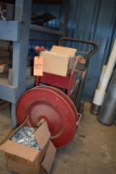 (2) BANDING CARTS WITH CLIPS, CRIMPERS, AND CUTTERS