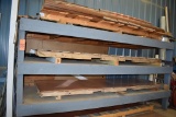3 SHELF WOODEN RACK AND FLOOR ALL CONTENTS-