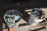 (2) FIVE GALLON PAILS WITH NAILS