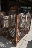 WIRE MESH CRATE WITH CHIMNEY SCREEN AND CAP