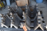 TERRA COTTA RIDGE TILES ON THIS SKID, FROM