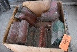 SKID OF ASSORTED TIN HIP AND RIDGE COVERS FOR