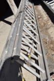 48' LONG WERNER ALUMINUM EXTENSION LADDER