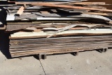 PALLET OF PLYWOOD/PEGBOARD