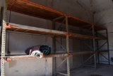 (3) SECTIONS OF PALLET RACKING, NINE SHELVES,