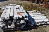 (5) SKIDS OF ASSORTED SIZES OF WHITE MARBLE