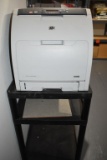H.P. COLOR LASER JET, 3600n PRINTER WITH PLASTIC CART