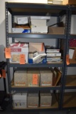 STEEL SHELVING UNIT WITH WOOD SHELVES, 36