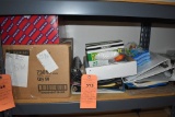 SHELF CONTENTS; (2) BOXES EXPANDABLE FILE FOLDERS,