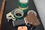 (2) TAPING ROLLERS WITH EXTRA TAPE ROLLS