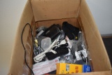 BOX OF ASSORTED CAMERA ACCESSORIES