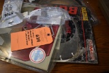 (3) PACKS OF ASSORTED DIAMOND SAW BLADES AND SAFETY GLASSES
