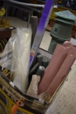 ROLLS OF SCREEN, PLASTIC SHEETING, ROSEN PAPER, AND