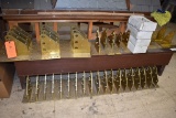 (41) BRASS SNOW DAM BRACKETS, BOXES OF CONNECTING