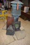 (6) PIECES OF VARIOUS COPPER ROOFING COMPONENTS