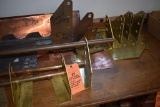 SNOW FENCE  RAIL BRACKETS, AND MISC. BRASS AND
