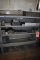 STEEL ORGANIZER/SHELVING UNIT WITH CONTENTS;