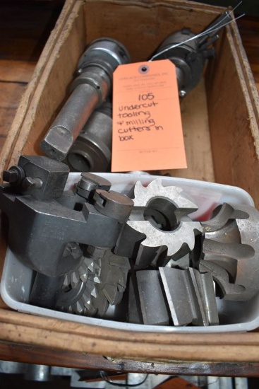 UNDERCUT TOOLING AND MILLING CUTTERS IN BOX