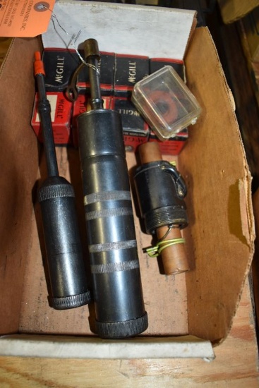 BEARINGS AND GREASE GUN IN BOX