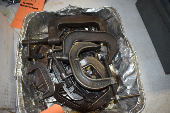 TRAY WITH ASSORTED CLAMPS