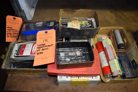 LARGE ASSORTMENT OF DRILL BITS