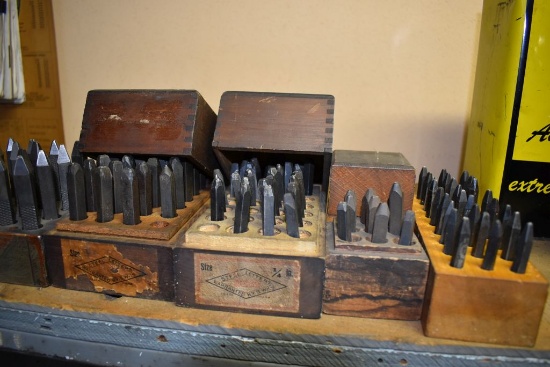 ASSORTED LETTER AND NUMBER STAMPS