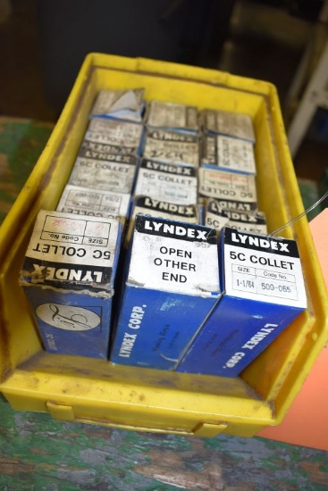 PLASTIC BIN WITH 5C COLLETS
