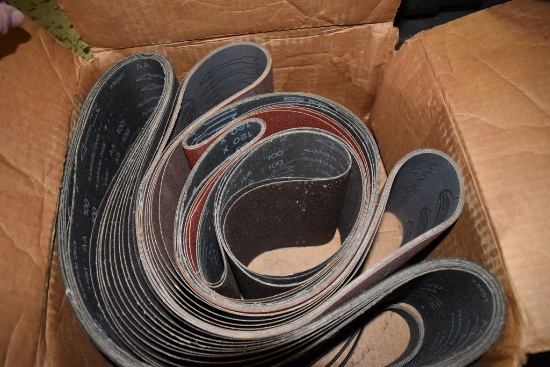 BOX OF 6" BELT SANDPAPER