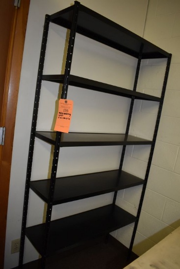METAL SHELVING UNIT, 3'W X 1'D x 71"H