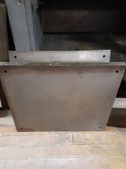 (2) STEEL PLATES, 18"L X 16"W X 3/4 THICK