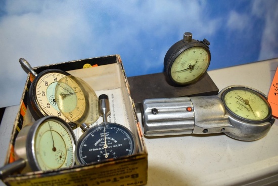 (5) ASSORTED GAUGES - SOME NEED REPAIRED