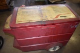 PORTABLE ECOLABE DECARBONIZER, CART/TANK - RED,