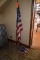 FLAG POLE AND FLAGS
