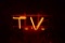 VINTAGE T.V. NEON SIGN