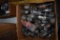 BOX OF VINTAGE USA ELECTRON TUBES,