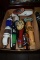 BOX OF MISC. BEER TAP HANDLES