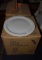 (2) BOXES WITH (24) ROUND PLATES, 10 3/8