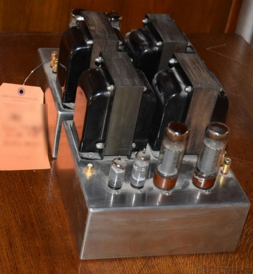 PAIR OF EL34 50 WATT TUBE AUDIO MONOBLOCK AMPS