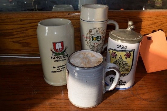 (4) MISC. MUGS