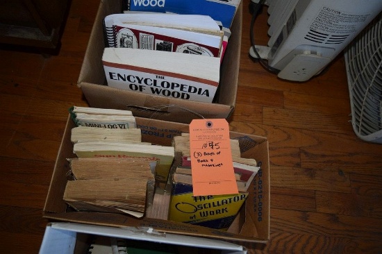 (3) BOXES OF BOOKS AND MAGAZINES