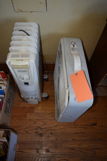 HOME ESSENTIALS HEATER AND WINDOW FAN